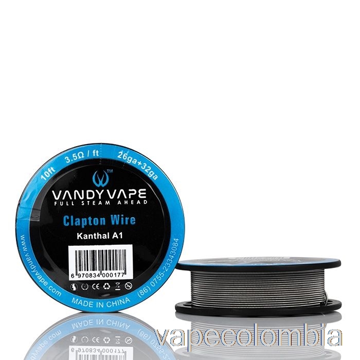 Vape Kit Completo Vandy Vape Bobinas De Alambre Especiales Ka1 Clapton - 26ga+32ga - 10ft - 3.5ohm